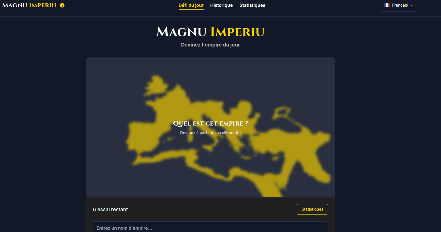 Magnu Imperiu - Identifier l'empire mystère
