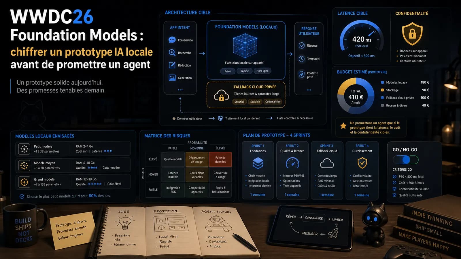 WWDC26 Foundation Models : chiffrer un prototype IA locale avant de promettre un agent